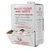 Magid M100D Silicone Free Pre-Moistened Lens Cleaning Towelettes, 8" Length x 5" Width (Case of 100)