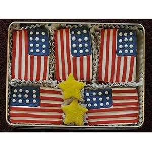 Red, White and Blue Sugar Cookie Gift Tin by Wisconsinmade