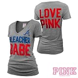Atlanta Braves Victoria's Secret PINK� Deep V-Neck Bleacher Babe Tee