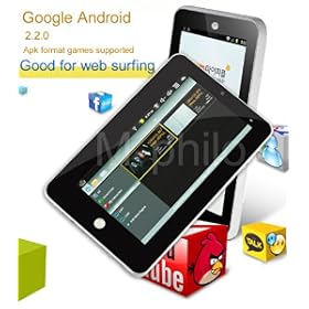Touch Panel WiFi Google Adroid 2.2 Tablet PC / Mobile Internet