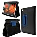 CrazyOnDigital iPad3_BlkLthr202_BlueStand Designer Leather Case Cover for “The New iPad” 3G 2012 Model and Apple iPad 2/iPad 3 AT&T Verizon 4G LTE (Black/Blue)