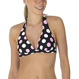 Xhilaration Pajama Party Halter Top - Black/ Pink