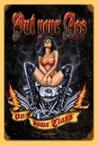 11x17 Put Your Ass on Class Motorcycle Vintage Metal Sign