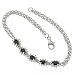 Sterling Silver Lady Di Sapphire and Diamond Bracelet