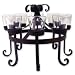 8 TEA LIGHT CENTERPIECE