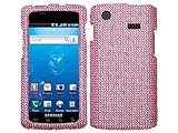 Pink Bling Rhinestone Faceplate Diamond Crystal Hard Skin Case Cover for Sa ....