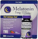 Natrol&reg; Melatonin 5 Mg, 250 Fast Dissolve Tablets Strawberry Flavor