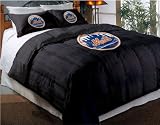 New York Mets MLB Twin-Full Embroidered Comforter With Shams