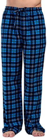 CYZ Collection Men's 100% Cotton Super Soft Flannel Plaid Pajama Pants