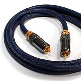 Crystal Audio CAD-DIGITAL Coaxial Cable, 1.5m Hi-End shielded, low-jitter Coaxial Cable for audiophile users