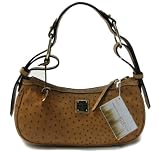 AUTHENTIC DOONEY & BOURKE EMBOSSED CALFSKIN LEATHER MOON BAG ON607