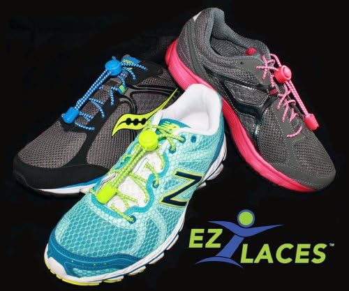 EZLACES No-tie, Reflective, High Performance Shoe Lacing System
