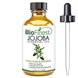 Biofinest Jojoba Oil - 100% Pure Cold-Pressed Unrefined- Certified Organic - Premium Grade - BEST Moisturizer for Face, Nails, Dry Hair & Skin - FREE Glass Dropper - 100ml (3.4 fl.Oz)