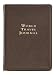 Graphic Image World Travel Journal, Goatskin Leather, Mocha (TJIMRBLGTIMOC)
