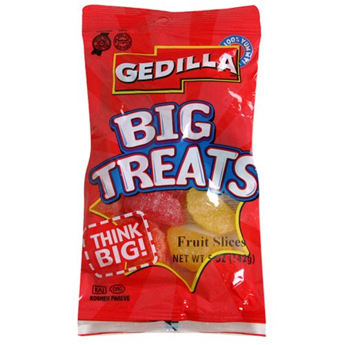 Gedilla Peg Candy, Fruit Slices, 5-Ounce (Pack of 24) by Gedilla