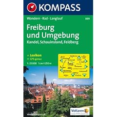 Freiburg und Umgebung: Kandel. Schauinsland. Feldberg. Wander-, Bike-, Reitwege- und Skitourenkarte. Mit Stadtplan. 1:25.000. GPS-genau