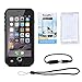 iPhone 6 Plus Waterproof Case, Easylife 6.6ft Underwater Waterproof Shockproof Dirtproof Snowproof Full Sealed Protective Case for Apple iPhone 6 Plus 5.5 inch - Black