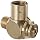 Parker 032510500 3251 Series Brass Right Angle Flow Control Valves, 1/2" NPT Male x Female, 125 psi