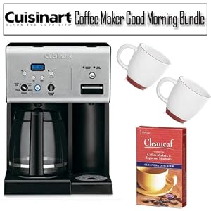 Cuisinart CHW-12 12-cup Programmable Coffee Maker Good Morning Bundle by 