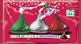 Hersheys Holiday Kisses, Milk Chocolate (Red, Green and Silver Foils), 18.5-Ounce Packages (Pack of 3)