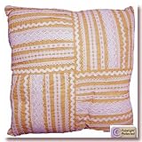 Peach Bridgetown Lace Toss Pillow