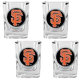 San Francisco Giants MLB 4pc Square Shot Glass Set
