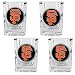 San Francisco Giants MLB 4pc Square Shot Glass Set by Great American Products