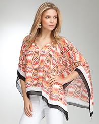 Boxy Scarf Poncho Top