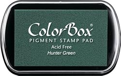 ColorBox Classic Pigment Ink Pad, Full Size, Hunter Green