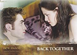 Twilight - New Moon - Single Cards - NON-SPORTS 2009 Neca New Moon Single Trading Card #69 Edward Cullen Bella Swan Back Together