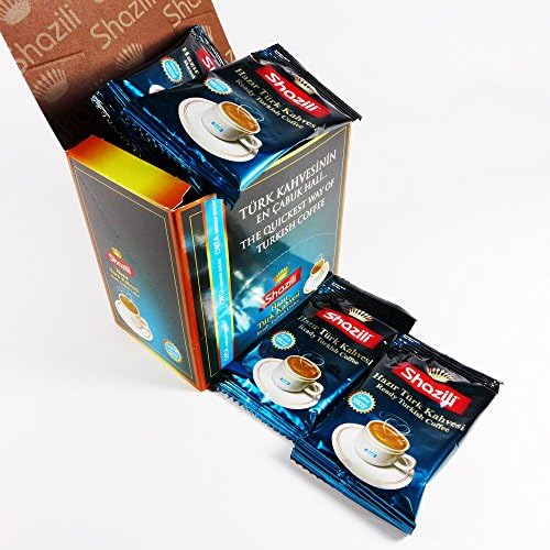 Instant Turkish Coffee - Middle Sugar - 12 Cups