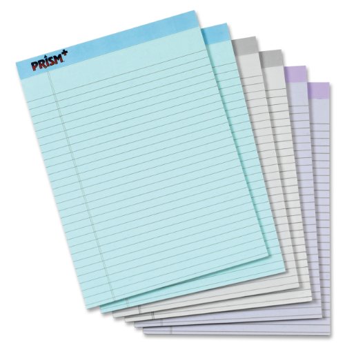 Tops Prism Plus Letter Size 50 Sheet Legal Rule Pads 6 Pack (63116) Tops Prism Plus Letter Size 50 Sheet Legal Rule Pads 6 Pack (63116)