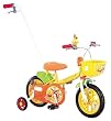 アイデス 幼児車 12インチ カジとり二輪車2 くまのプーさん イエロー