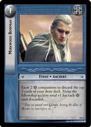 Lord of the Rings TCG - Mirkwood Bowman - The Return of the King
