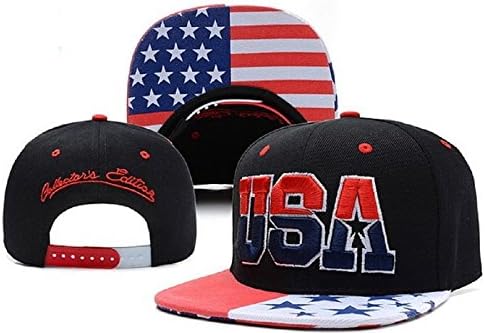 USA American Flag Snapback Cap Adjustable United States Baseball Cap Hat New
