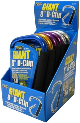 GIANT 8" D-CLIP 6-Pack