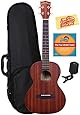 Kala MK-T Makala Tenor Ukulele Bundle with Gearlux Case, Austin Bazaar Instructional DVD, Clip-On Tuner, and Polishing Cloth