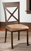 Parsley "Antique Pewter" Dining Side Chair, 18-3/4" Seat Height 4 pack By Powell Furniture