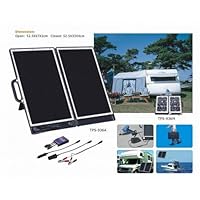 Solar 13w Briefcase Solar Generator, Portable Solar Charger for 12 V Battery Systems, Ideal for Caravans, Motorhomes, Yacht, Dc Fridge, Laptop Computer, GPS System...