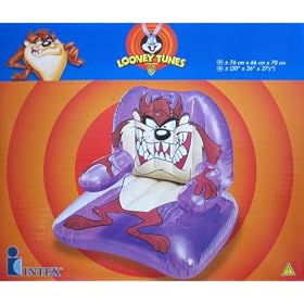 Looney Tunes Tazmanian Devil Inflatable Vinyl Chair by Looney Tunes