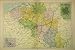 1907 MAP BELGIUM LUXEMBURG ANTWERP BRUSSELS
