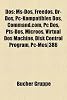 Bcher Gruppe DOS: DOS-Betriebssystemkomponente, DOS-Codepage, DOS-Software, MS-DOS, FreeDOS, File Allocation Table, Turbo Pascal, QBASIC: ... Office, Scandisk, Codepage 437, Codepage 864