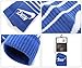 Nike HBR Men's Striped Crew Socks SB Blue Large