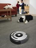 iRobot 560 Roomba Vacuuming Robot, Black and Silver