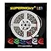 SUPERNIGHT DC12V 16.4Ft Blue 5050SMD 300LED Waterproof Flexible LED Light Strip