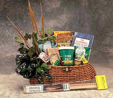 Fishing Creel Gift Basket - Great Gift for Him