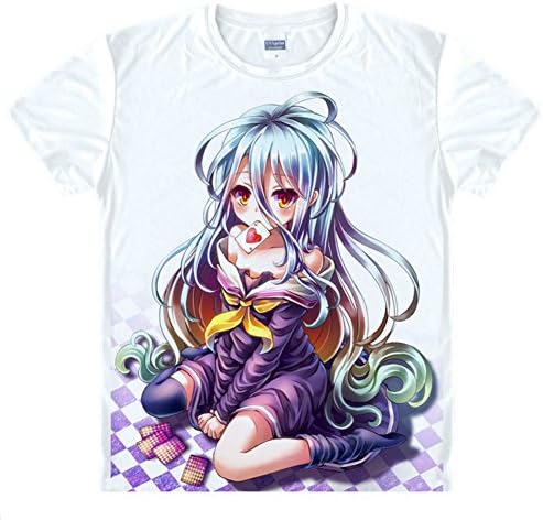 Jokester No Game No Life Short-Sleeved T Shirt Costume, Asian Size