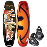 Kwik Tek World Industries Smile Wakeboard with Faction Binding, 143cm