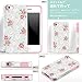 iphone 4 cases for girls,Akna Glamour Series [Flexible TPU]*[High Impact]*[Retro Floral Pattern] Soft Back Cover for iPhone 4 4S - [Young Green]** Indestructible
