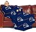 Denver Broncos Adult Comfy Throw Blanket with Sleeves